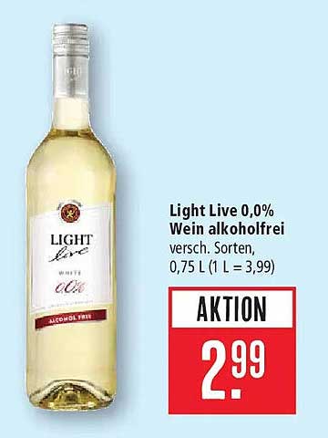 Light Live 0,0% Wein alkoholfrei