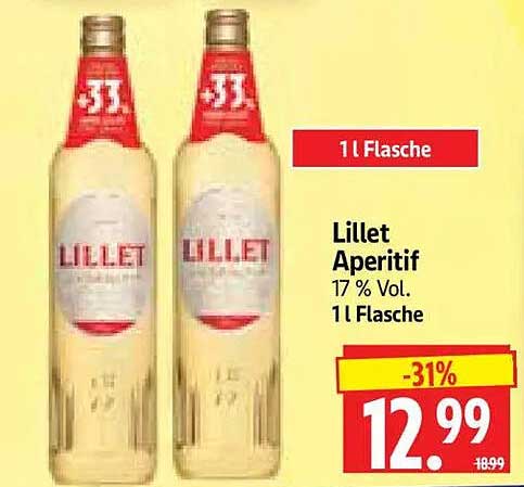 Lillet Aperitif 17 % Vol. 1 l Flasche
