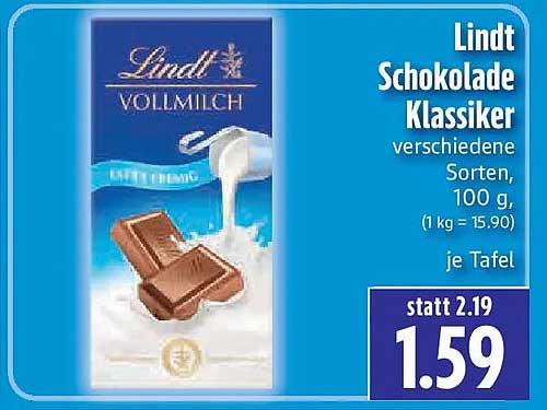 Lindt Schokolade Klassiker