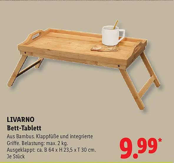 LIVARNO Bett-Tablett