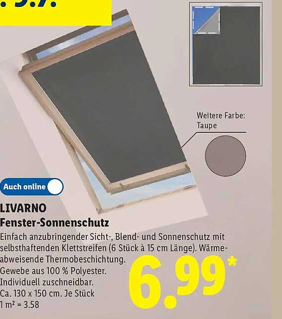 LIVARNO Fenster-Sonnenschutz