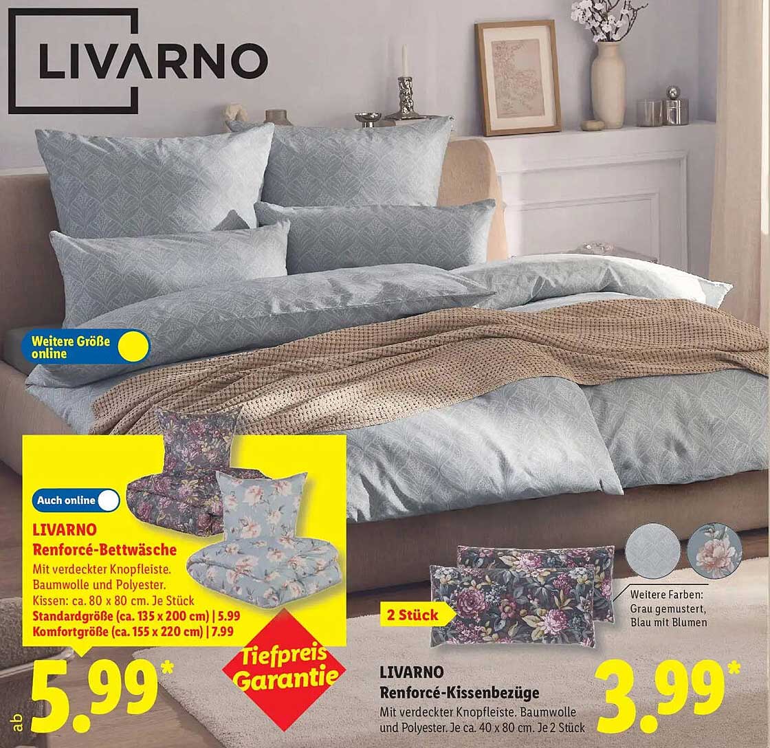 LIVARNO Renforcé-Bettwäsche