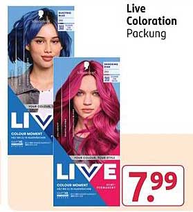 Live Coloration Packung