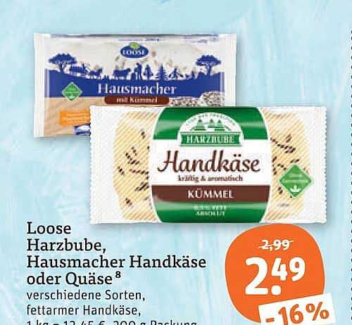 Loose Harzbube, Hausmacher Handkäse oder Quäse^8
