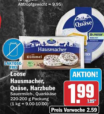 Loose Hausmacher, Quäse, Harzbube