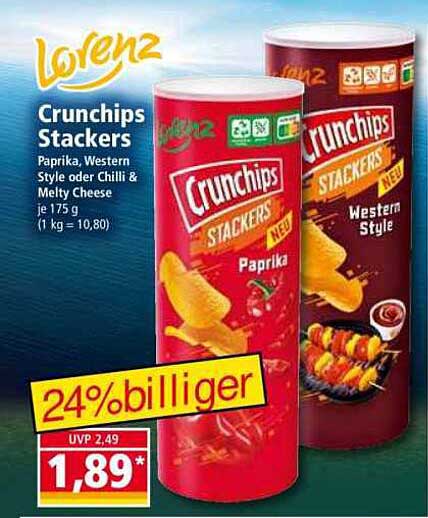 Lorenz Crunchips Stackers