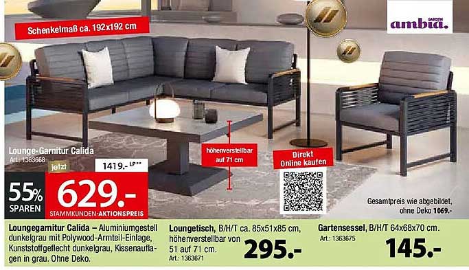 Lounge-Garnitur Calida