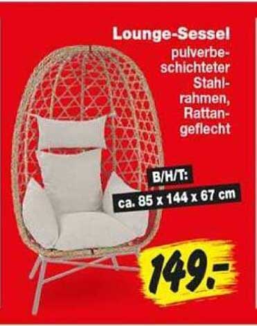 Lounge-Sessel pulverbeschichteter Stahlrahmen, Rattan-geflocht