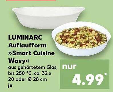 LUMINARC Auflaufform »Smart Cuisine Wavy«