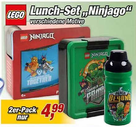 Lunch-Set „Ninjago“ verschiedene Motive