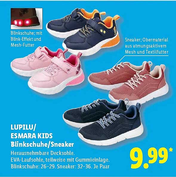 LUPILU/ ESMARA KIDS Blinkschuhe/Sneaker