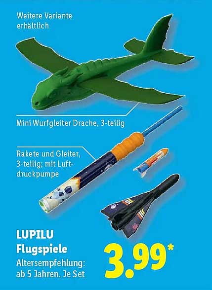 LUPILU Flugspiele