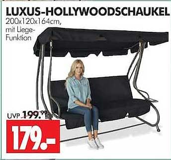 LUXUS-HOLLYWOODSCHAUKEL