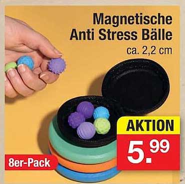 Magnetische Anti Stress Bälle