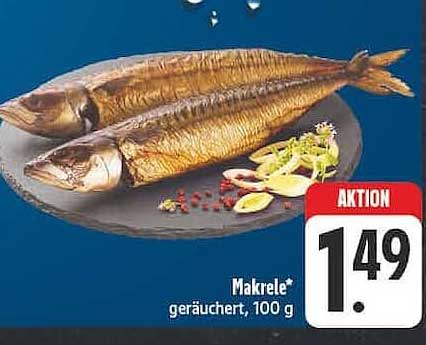 Makrele* geräuchert, 100 g
