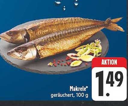 Makrele* geräuchert, 100 g