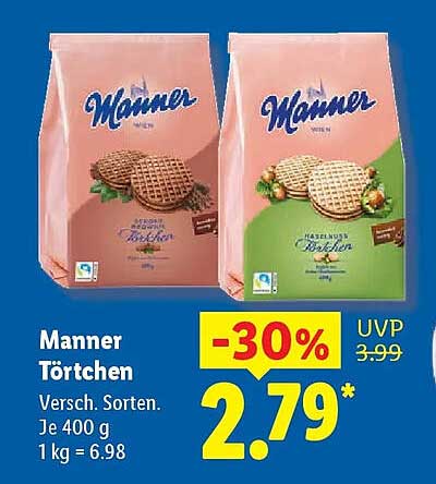 Manner Törtchen