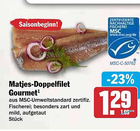 Matjes-Doppelfilet Gourmet¹