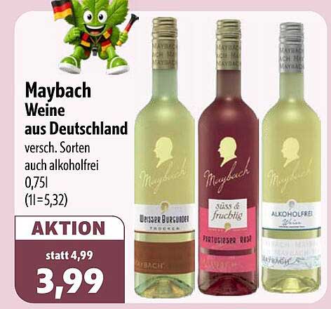 Maybach Weine aus Deutschland