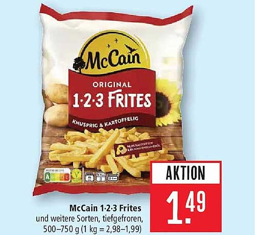 McCain 1-2-3 Frites