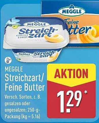 MEGGLE Streichzart/Feine Butter
