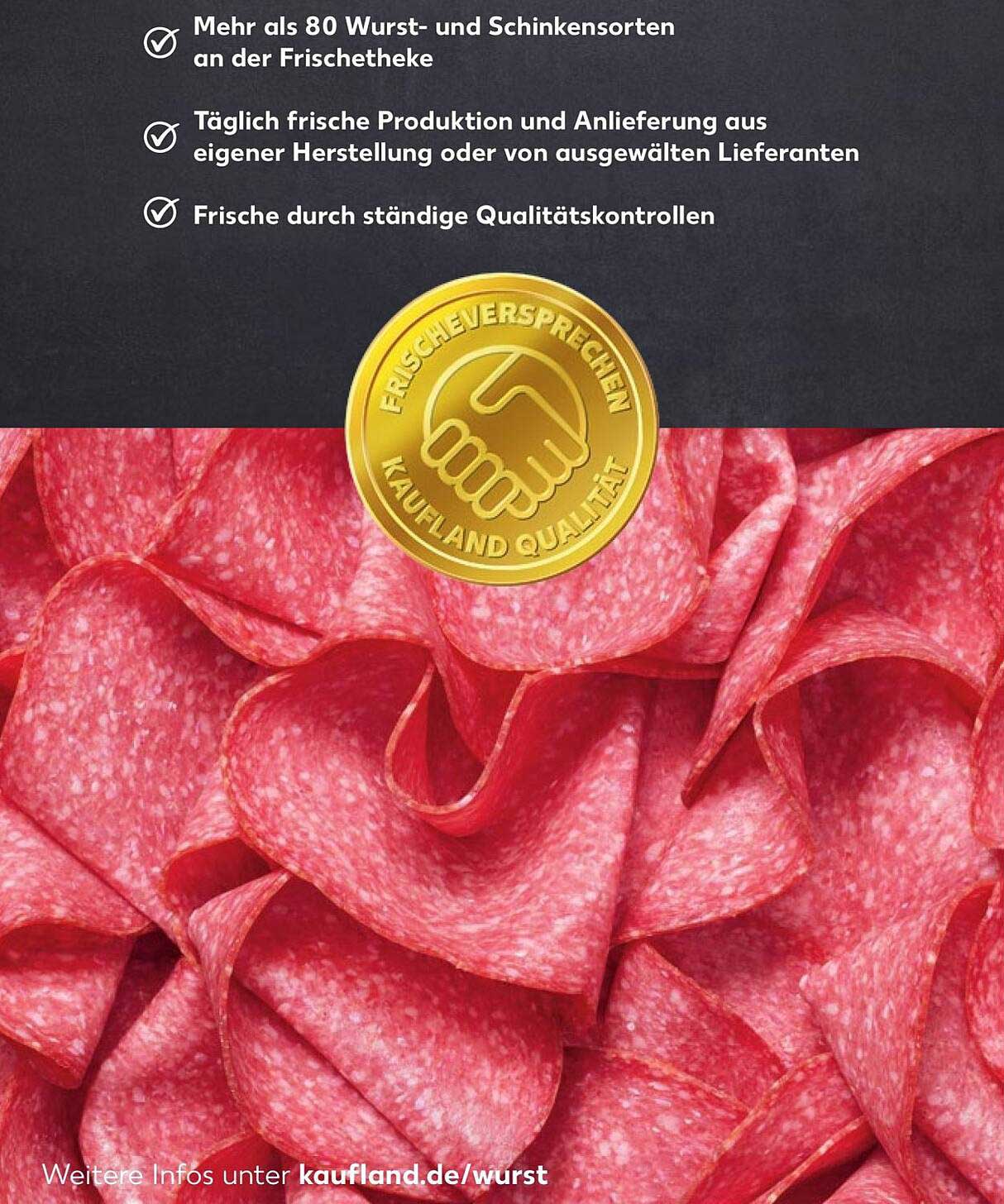 Mehr als 80 Wurst- und Schinkensorten an der Frischetheke