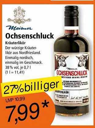 Meisner Ochsenschluck Kräuterlikör