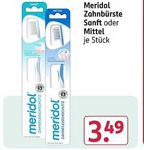 Meridol Zahnbürste Sanft oder Mittel je Stück