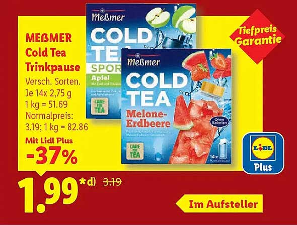 MEßMER Cold Tea Trinkpause