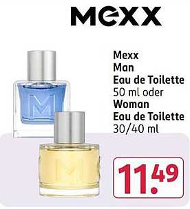 Mexx Man Eau de Toilette 50 ml oder Woman Eau de Toilette 30/40 ml