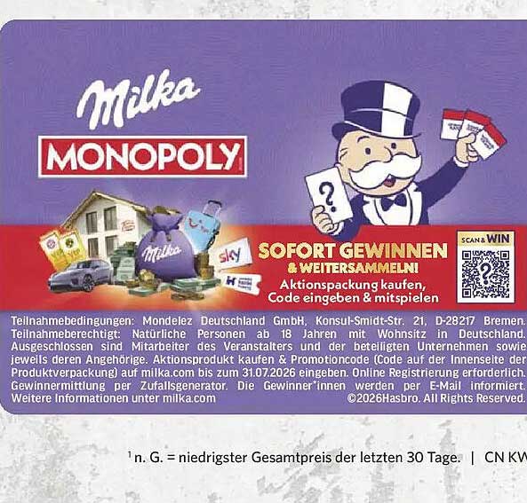 Milka MONOPOLY