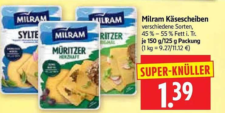 Milram Käsescheiben