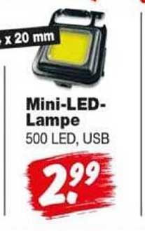 Mini-LED-Lampe 500 LED, USB