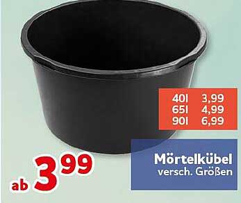 Mörtelkübel versch. Größen