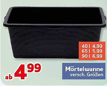 Mörtelwanne versch. Größen