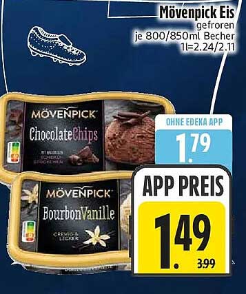 Mövenpick Eis gefroren