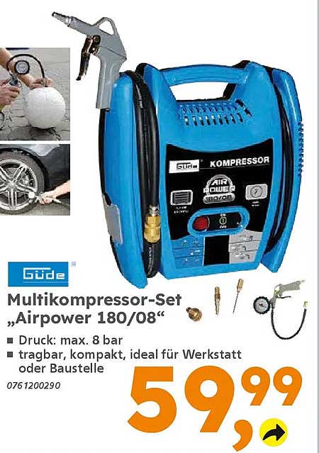 Multikompressor-Set „Airpower 180/08“