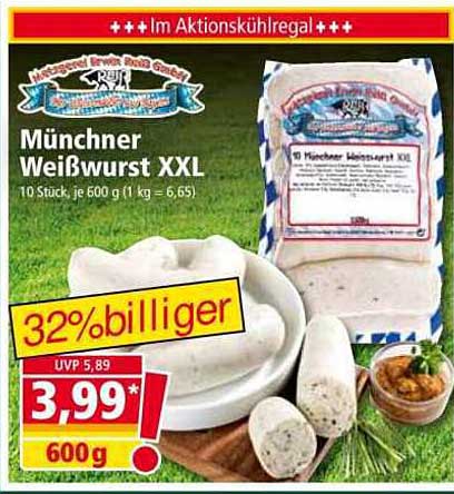 Münchner Weißwurst XXL