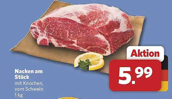 Nacken am Stück