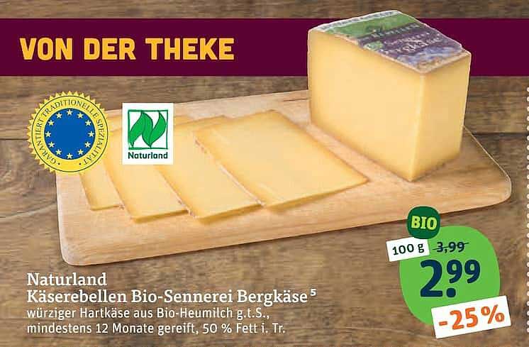 Naturland Käserebellen Bio-Sennerei Bergkäse