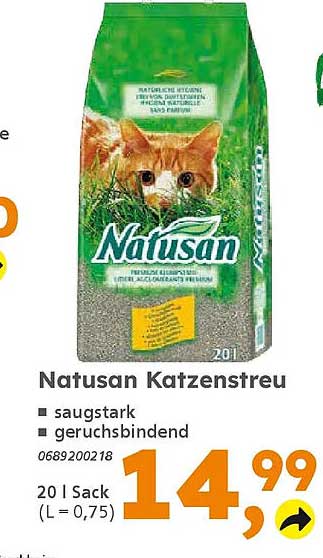 Natusan Katzenstreu