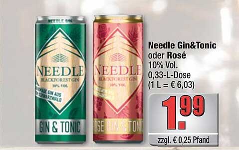 Needle Gin&Tonic oder Rosé