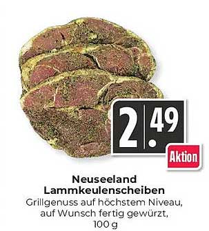 Neuseeland Lammkeulenscheiben