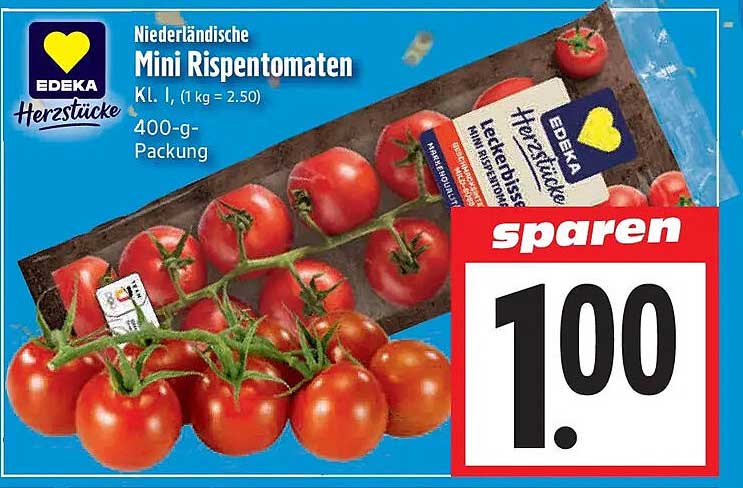 Niederländische Mini Rispentomaten