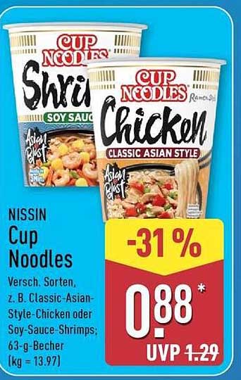 NISSIN Cup Noodles
