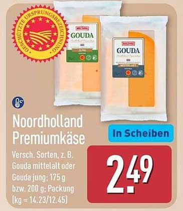 Noordholland Premiumkäse In Scheiben