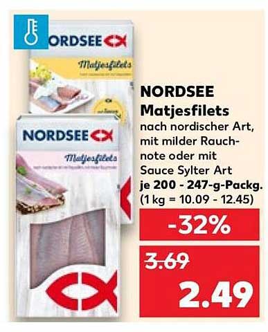 NORDSEE Matjesfilets