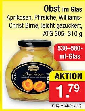 Obst im Glas