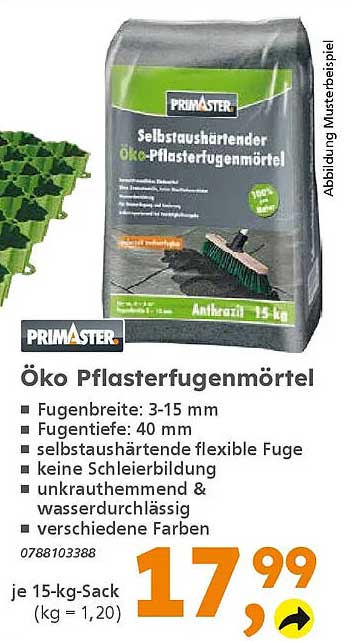 Öko Pflasterfugenmörtel