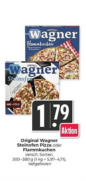 Original Wagner Steineofen Pizza oder Flammkuchen